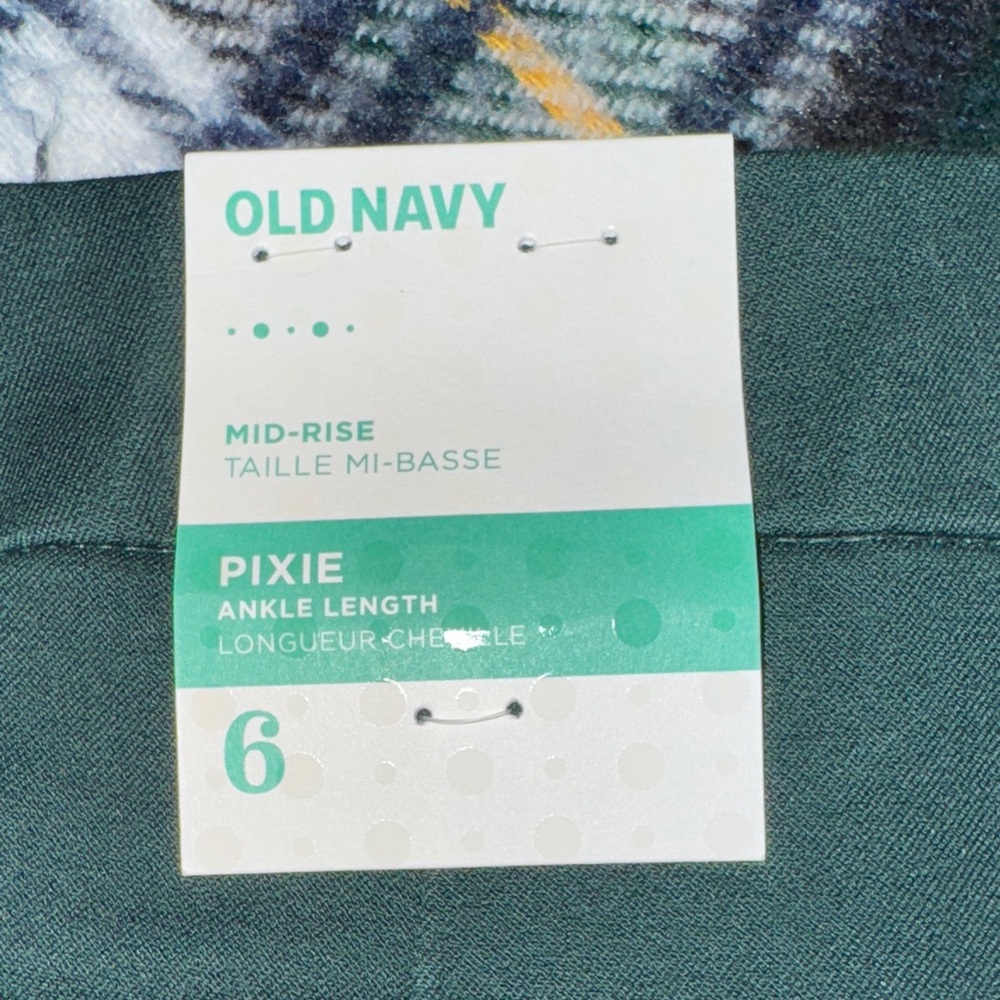 Old Navy Women's mid rise pixie pant size 6 NWT - Picture 7 of 9
